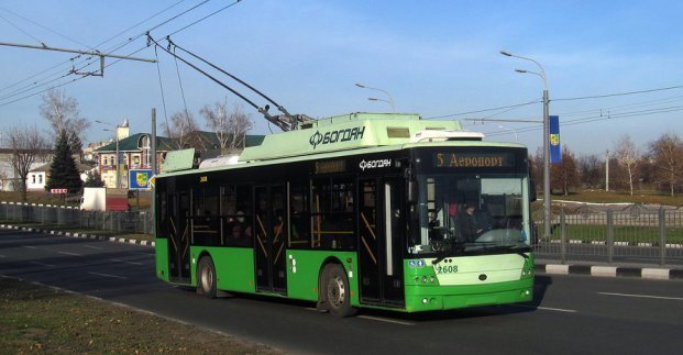 В Харькове временно приостановлено движение троллейбуса №5