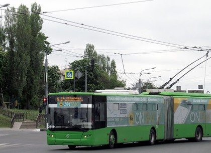 Завтра в Харькове несколько троллейбусов временно изменят маршруты