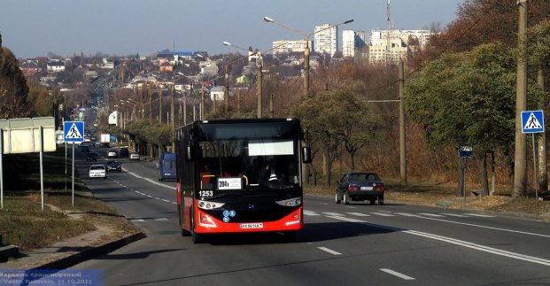 В Харькове изменен маршрут автобуса №204  